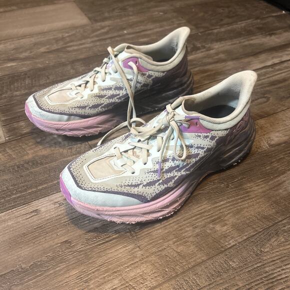 Hoka One One Speedgoat 5 Size 10.5B Sunlit Ocean Trail Running 1123158-SONS - Picture 1 of 6